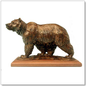 grizzly bear statues