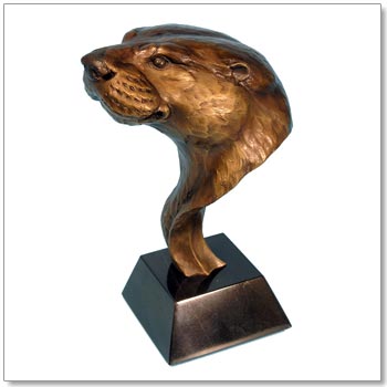 Turner Sculpture: Otter Sculptures: Otter Bust
