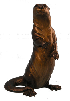 Turner Sculpture: Otter Sculptures: Otter Curiosity